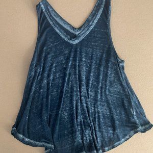 Free People Navy Blue Tank Top
